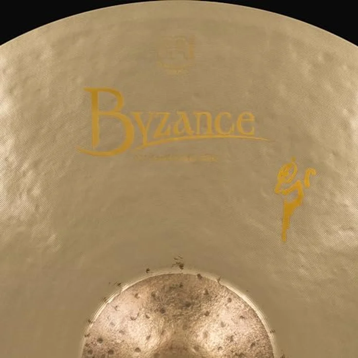 Meinl 22" Byzance Sand Crash/Ride, Benny Greb Signature Becken mit warmem Vintage Klang, sandgestrahlt und gehämmert, inklusive Beckennieten – Bild 7