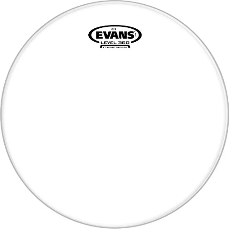 Evans 18" G12 Clear TomTom, Schlagzeugfell mit 0,3 mm Stärke für warmen Sound und hohe Flexibilität – Bild 2