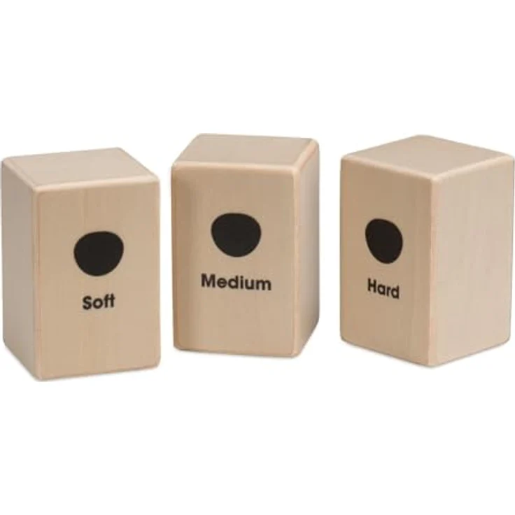 Sela SE 108 Mini Cajon Shaker Set, Percussion Instrument mit klaren Klang, Ahornkorpus, Farben: rot / grün / blau – Bild 3