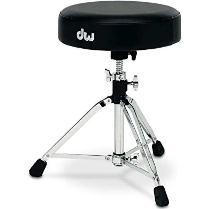 Drum Workshop DW 9000 Series 9100M Heavy Duty Round Top Throne, stabiler Schlagzeughocker für beste Percussion-Instrumente