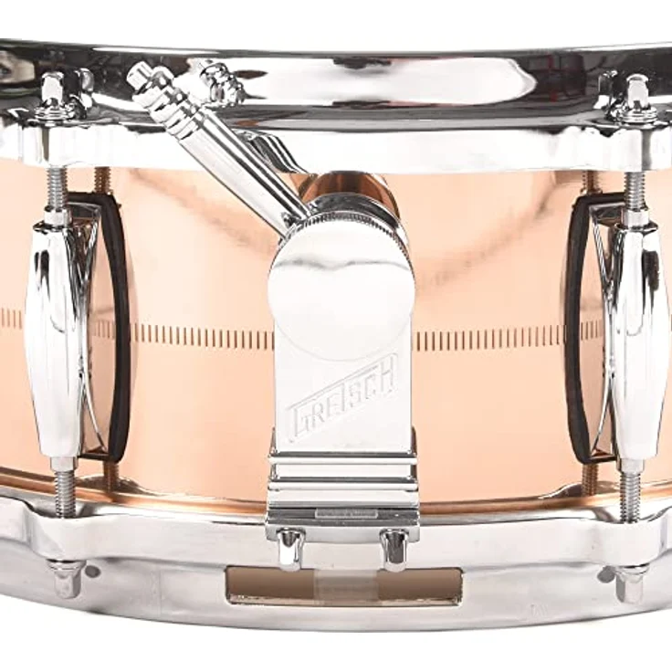 Gretsch Drums 14"x05" USA Bronze Snare Drum, polierter Bronzekessel mit Gußspannreifen und Micro-Sensitive Abhebung – Bild 4