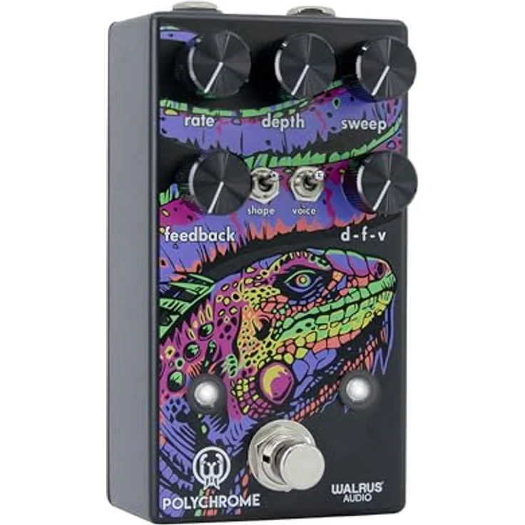 Walrus Audio Polychrome, Analog Flanger Effekt Pedal mit Rate, Depth, Sweep und True Bypass, Made in USA – Bild 2