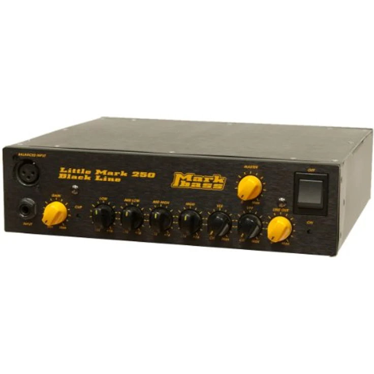 Markbass Little Mark 250 Black Line, Basstopteil mit 250 Watt Leistung, 4-Band EQ und geringem Gewicht von 2,6 kg – Bild 3