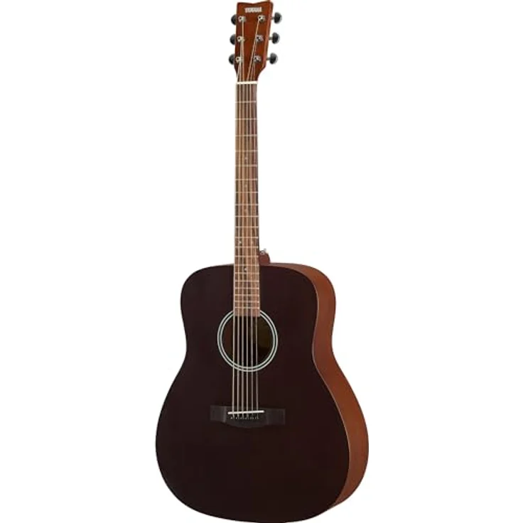 YAMAHA F400 Akustikgitarre – Dreadnought-Korpus, 25"-Mensur, geringer Saitenabstand, mattes Finish – Smoky Black – Bild 1