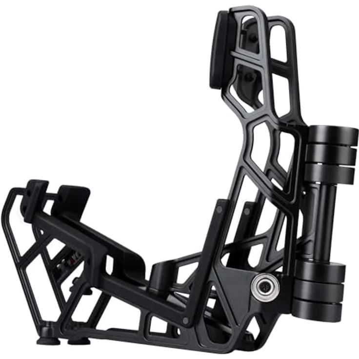 XVive G1 Butterfly Guitar Stand, kompakter Gitarrenständer aus Aluminium mit Silikon- und Gummipolstern, geeignet für akustische und elektrische Gitarren, stabil und transportabel – Bild 3
