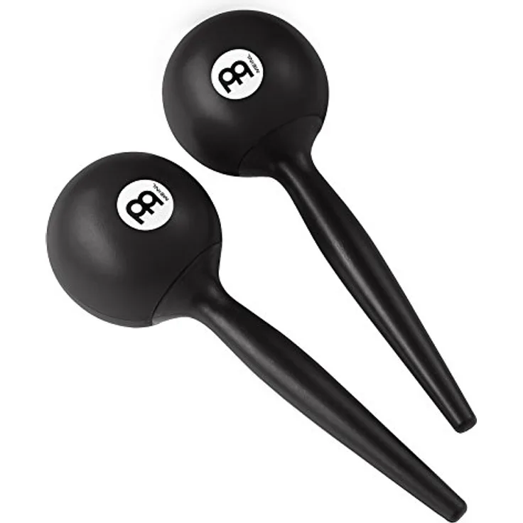 Meinl Percussion Live Maracas Shaker PM3BK – 2 ergonomische Musikinstrumente aus Kunststoff und Holz, ideal für rhythmische Begleitung, leicht zu reinigen