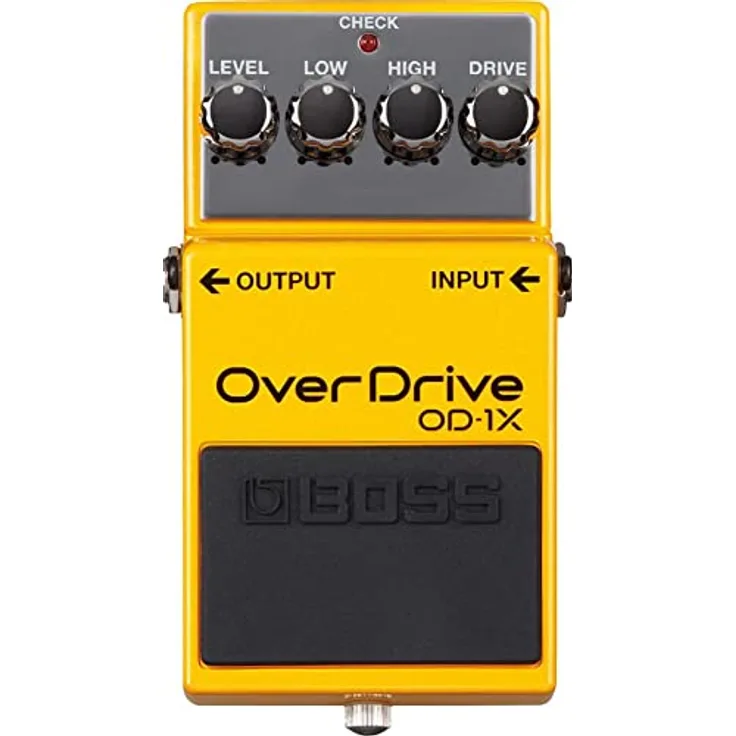 BOSS OD-1X Overdrive Guitar Pedal, Special Edition mit Multi-Dimensional Processing-Technologie und chromatischem Design