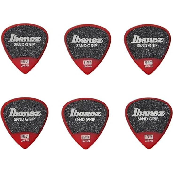 Ibanez PPA16HSG-RD Pick Set, Original Grip Wizard Plektrum Set, 6 Stück, heavy, rot, 1,00 mm – Bild 2