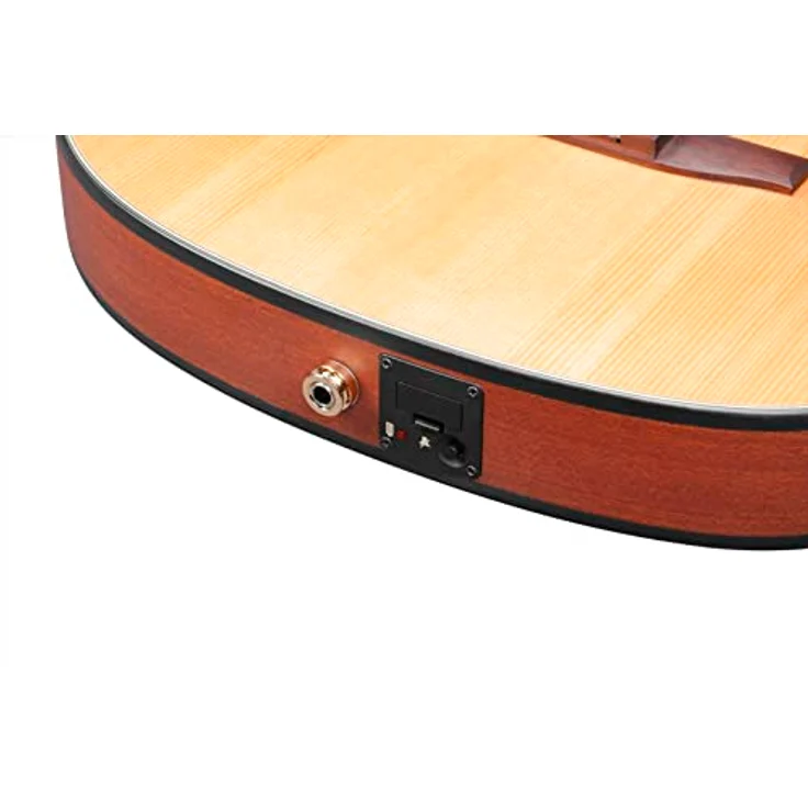 Ibanez FRH10N-NTF, Konzertgitarre mit massiver Sitka-Fichtendecke, Sapele-Korpus, Cutaway, Natural Flat – Bild 6