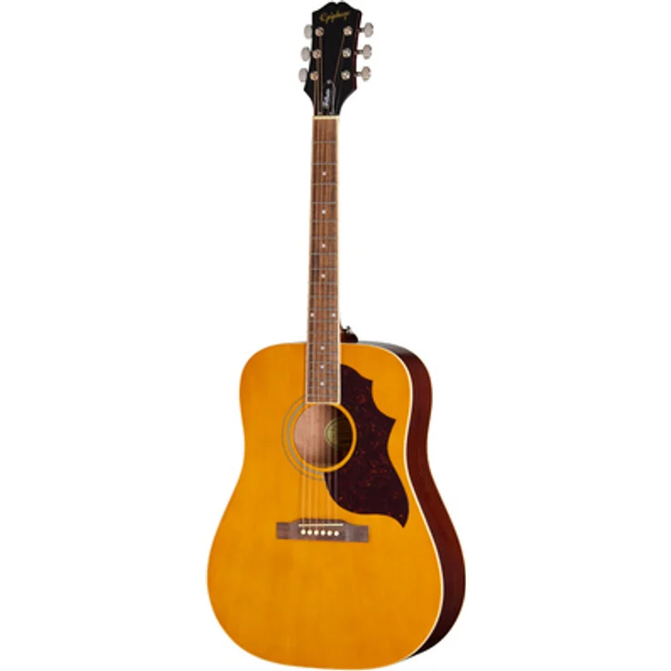 Epiphone Hummingbird Tribute AN, Dreadnought Westerngitarre mit Fichtendecke, Mahagoniboden, Antique Natural