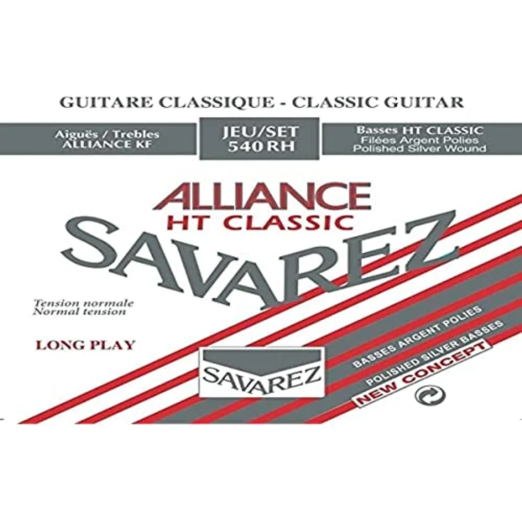Savarez 656013 Alliance HT Classic 573R, Einzelsaite G3 Cristal Standard für Klassik-Gitarre – Bild 1