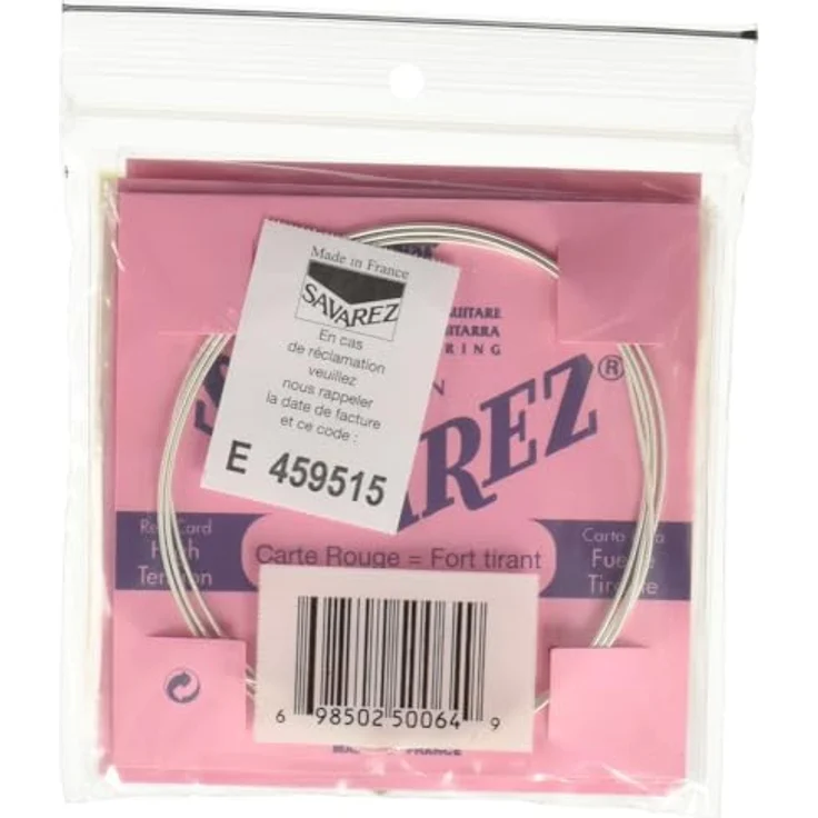 Savarez 655867, Hochspannungssaiten aus rotem Nylon mit silbernen Basssaiten, robust und hochwertig – Bild 3