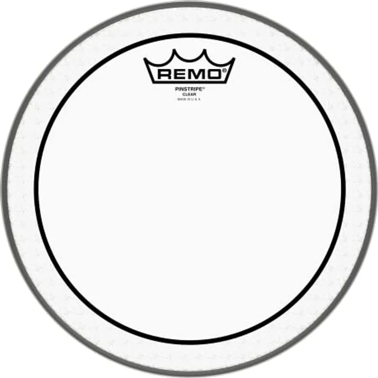 Remo Schlagzeugfell Pinstripe transparent, 10" mit 2-lagigem Mylar für klaren Klang und optimierte Dämpfung – Bild 2