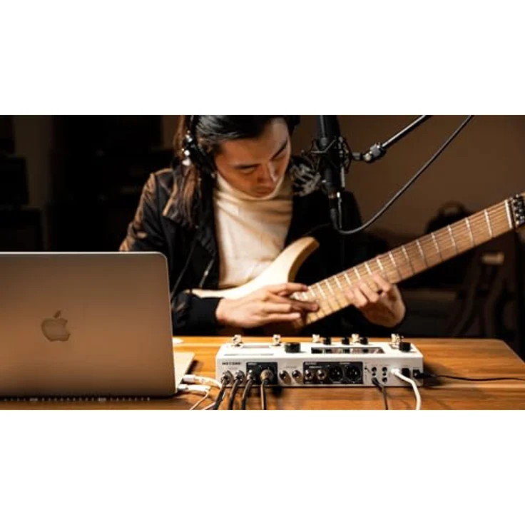 Hotone Ampero II Stage, Gitarren-Multieffekte Effektpedal mit 5" Touchscreen, 12 Effekten gleichzeitig, 90 Amp Models und integriertem Looper – Bild 6