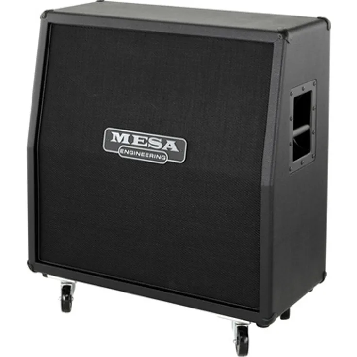 Mesa Boogie Rectifier 412 Traditional SL, E-Gitarenbox mit 4x 12" V30 Lautsprechern, 240 Watt, geschlossene Bauweise, 8 Ohm Mono/4 Ohm Stereo, Schwarz Bronco Gehäuse, inkl. Cover und Rollen