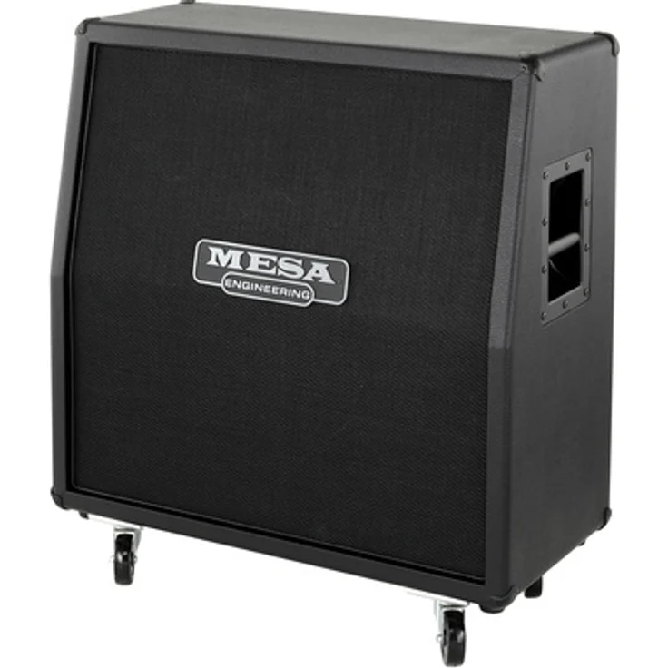 Mesa Boogie Rectifier 412 Traditional SL, E-Gitarenbox mit 4x 12" V30 Lautsprechern, 240 Watt, geschlossene Bauweise, 8 Ohm Mono/4 Ohm Stereo, Schwarz Bronco Gehäuse, inkl. Cover und Rollen