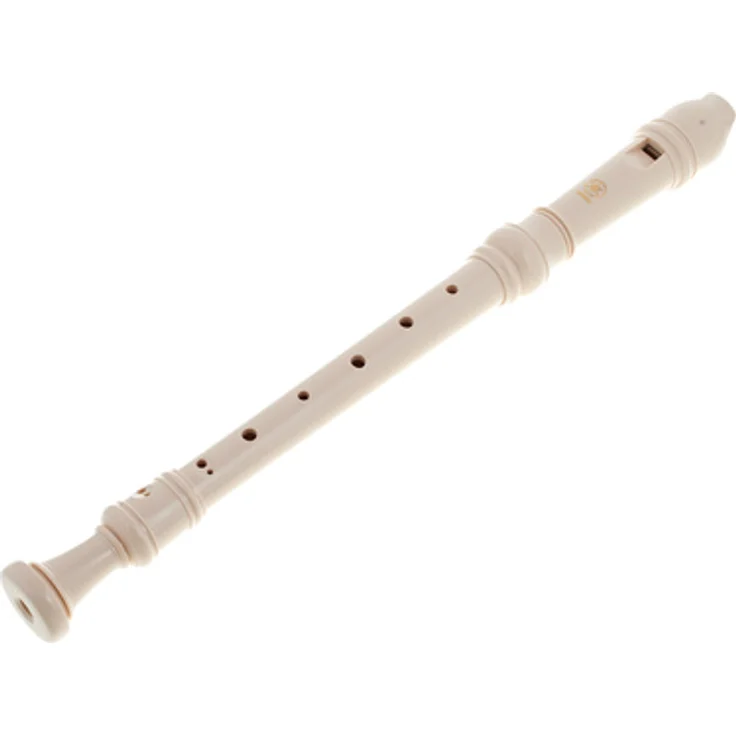 Yamaha YRA-28 BIII Alto Recorder, Altblockflöte mit barocker Griffweise, Doppelloch, ABS-Kunststoff, dreiteilig, weiß, a' = 442Hz, inkl. Tasche