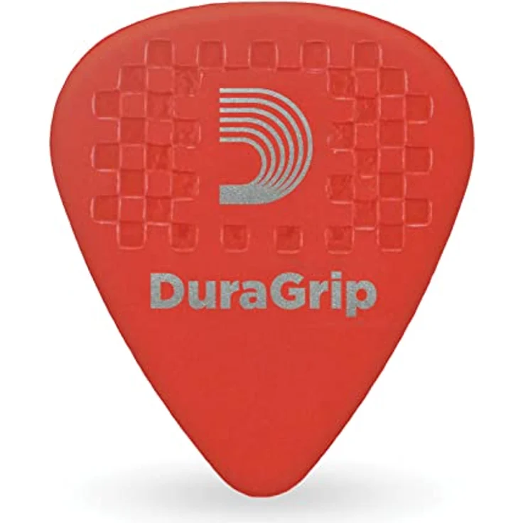 D'Addario 7DRD1-10 Planet Waves Duragrip Plektren, 0,50mm, 10 Stück, mit einzigartiger geprägter Grifffläche aus Duralin – Bild 1