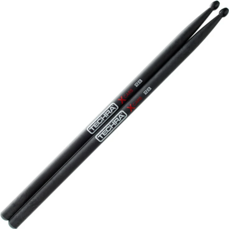 Techra XCarb 2b Carbon Sticks, extrem leichte Drumsticks aus Carbon, 408mm lang, 15,5mm Durchmesser