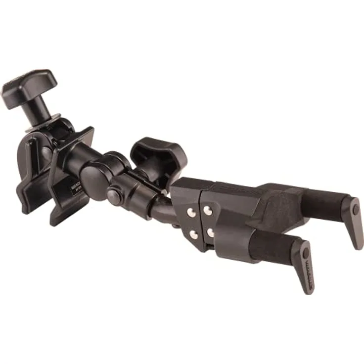 Hercules Stands HCUSP-20CB, Ukulelenhalter mit AGS Auto Grip System, schwarz, für Halsbreiten bis 42 mm