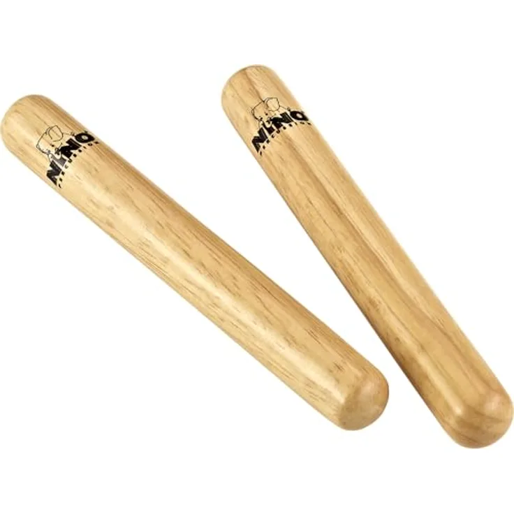 Nino Nino 574 Claves, Percussion aus Holz, Paar in medium Größe (ca. 20 cm)