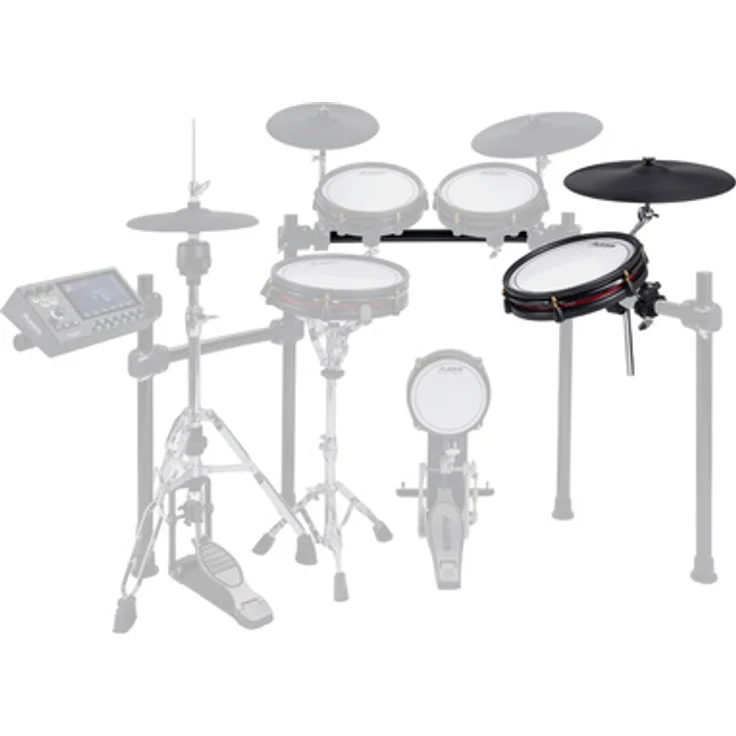 Alesis Strata Club Expansion Pack, E-Drums Erweiterungsset mit 16" ARC Becken Pad und 12" Zwei-Zonen Tom Pad