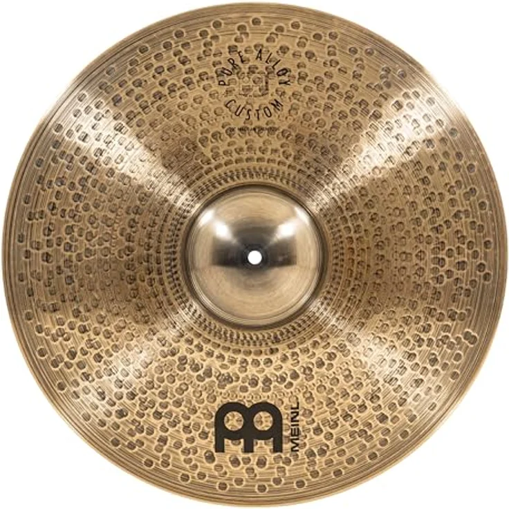 Meinl 20" Pure Alloy Custom Ride, Medium Thin Schlagzeugbecken mit warmem, verwaschenem Ton und Smoke Bronze Finish, made in Germany – Bild 1