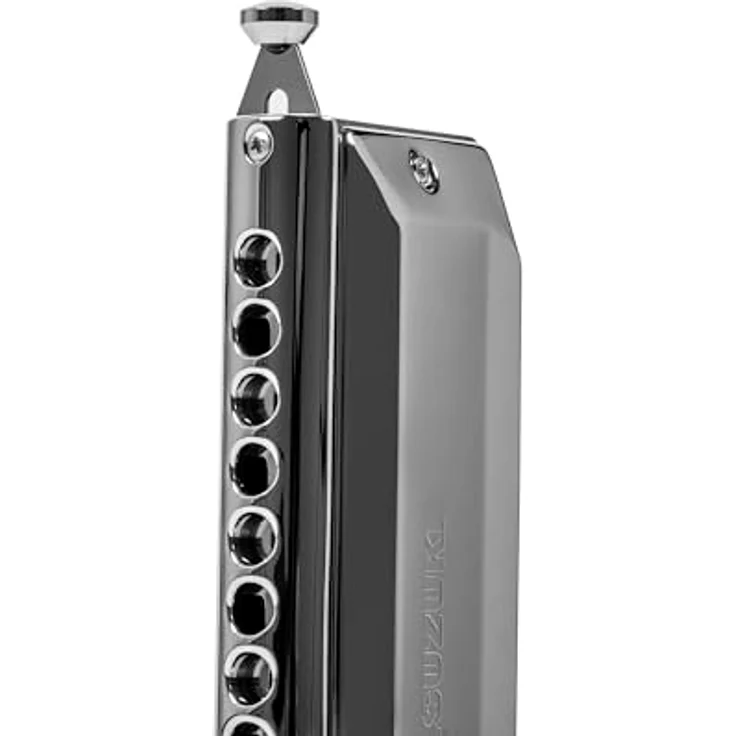 Suzuki SCX-48 Chromatix G, chromatische Mundharmonika mit 12 Kanzellen, G-Stimmung, verchromte Deckelplatten und Phosphor Bronze Stimmplatten – Bild 7