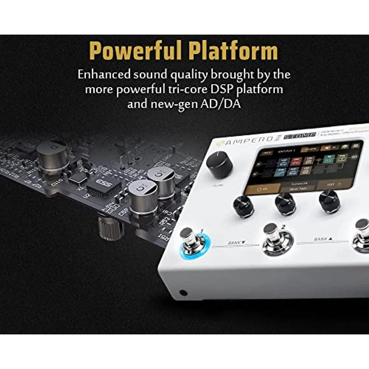 HOTONE Gitarren-Multieffekt-Prozessor, Multi-Effektpedal mit Touchscreen, Dual-Effektkette, 300 Effekte und IR-Lader, inklusive 10 zusätzlichen Voreinstellungen – Bild 3