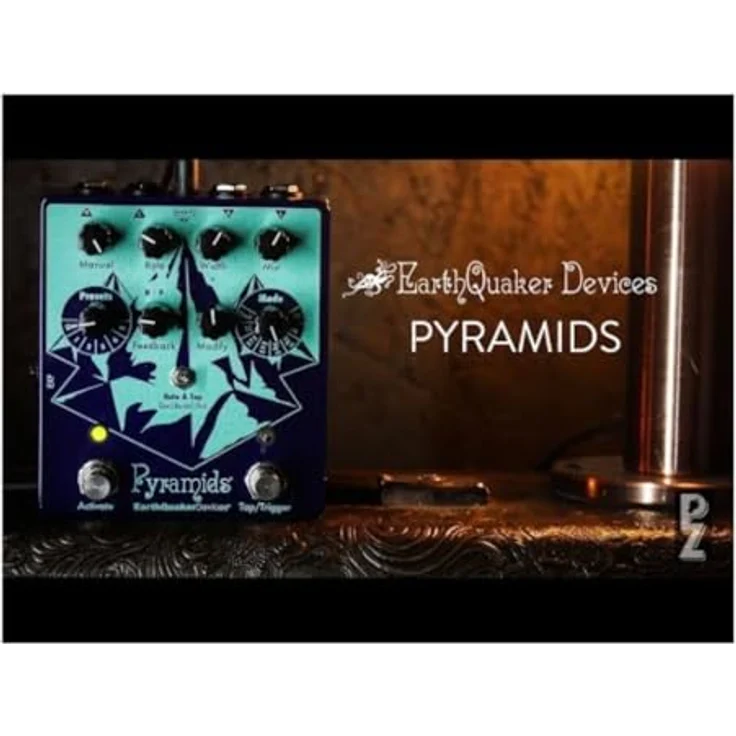 EarthQuaker Devices Pyramids Stereo Flanging, Flanger Effekt Pedal mit 8 Modi, 5 User Presets und Tap Tempo, Metallgehäuse – Bild 5