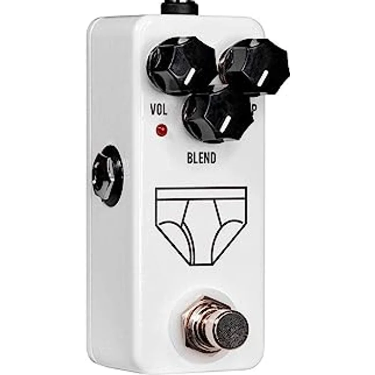 JHS Pedals Whitey Tighty-Mini Compressor, analoges Effektpedal mit FET-basiertem Schaltkreis, True Bypass, kompaktes Metallgehäuse, weiß – Bild 5