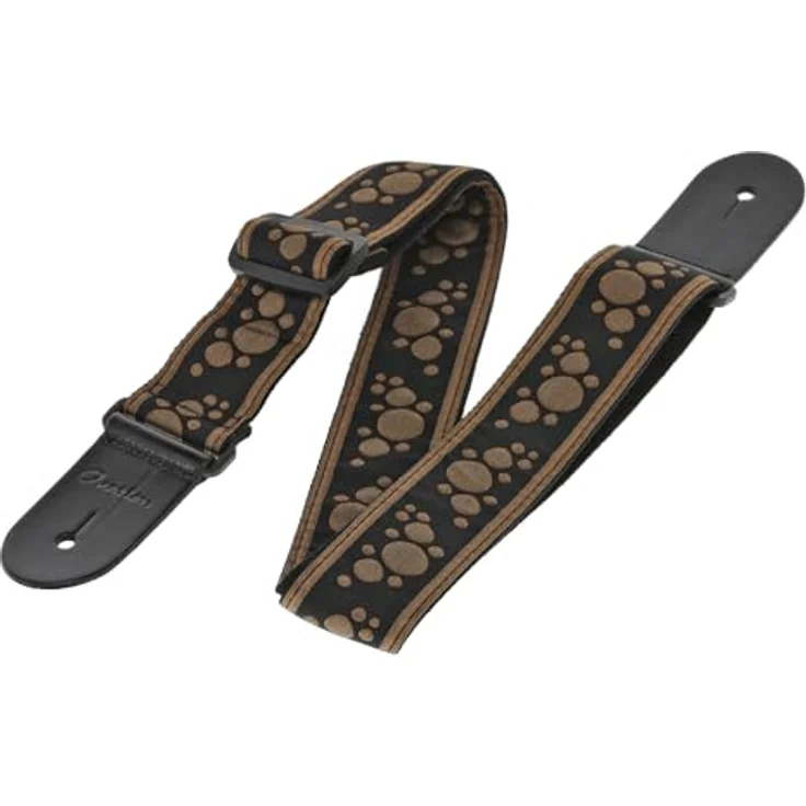 Ovation Soundhole Retro Copper, Nylongurt mit stabilem Lederende und gesticktem Multi Soundhole-Motiv, Kupfer – Bild 2