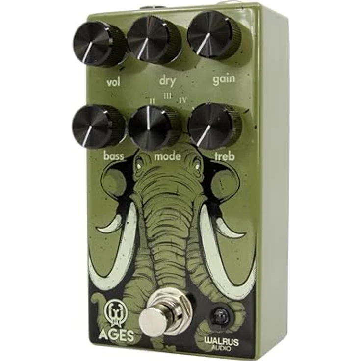 Walrus Audio Ages Overdrive, Effektpedal für E-Gitarre mit 5 Modus-Einstellungen und True Bypass Design – Bild 3