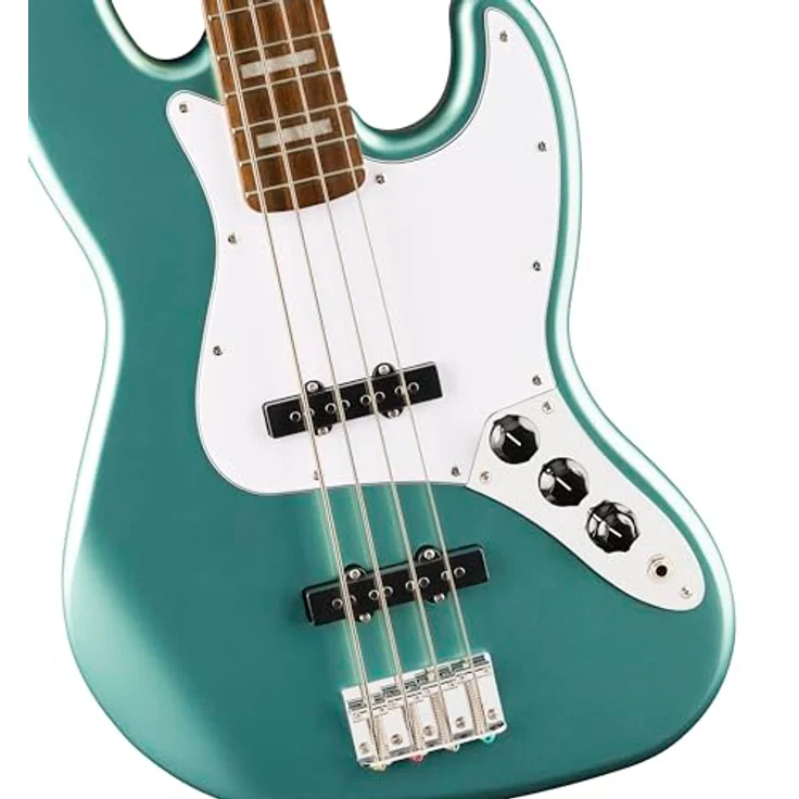 Fender Squier Affinity Active Jazz Bass, 4-Saiter E-Bass in Mystic Sea Foam Green – Bild 4