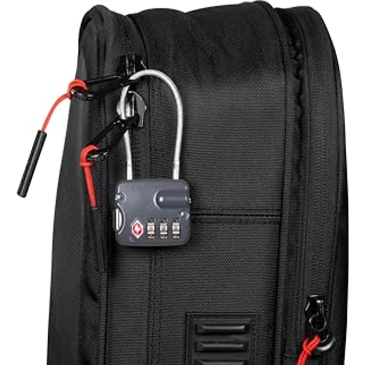 Gator Icon Semi Hollow Guitar BK, Gigbag für Semi Hollow E-Gitarre, witterungsbeständiges schwarzes 1000D Nylon, inklusive Regenhülle und versteckter Tasche – Bild 17