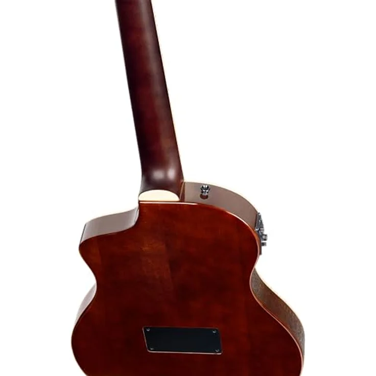 Ortega Tour Player ACA Burst, Konzertgitarre 4/4 mit massiver Okoume-Boden und -Zargen, Akazien-Decke, wiederaufladbarer Elektronik, Burst glänzend, inkl. Gigbag – Bild 9