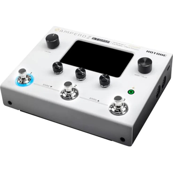 Hotone Ampero II Stomp, Gitarren-Multieffektpedal mit 460 Effekten, 87 Verstärkermodellen, 300 Presets und 4.3" TFT Touchscreen – Bild 2