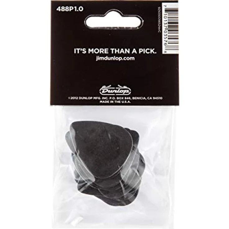 Dunlop Tortex PB Standard Pick 1.0 mm, Plektrum Pack mit 12 Stück, strapazierfähig und flexibel – Bild 5