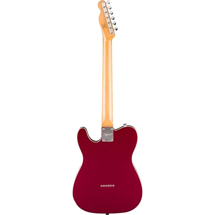 Squier CV Custom Esquire E-Gitarre, Pappel-Korpus, Ahorn-Hals, Candy Apple Red, Fender Designed Alnico Single-Coil – Bild 2