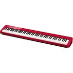 Casio PX-S1100RD, Digitalpiano mit 88 gewichteten Tasten, 18 Sounds, Bluetooth und roter Farbvariante