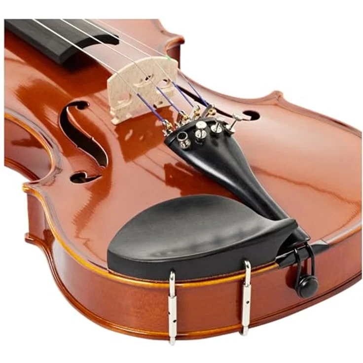 Yamaha V5 SA44 Violin Set 4/4, vollmassive Violine mit massiver Fichtendecke, massiver Ahornboden, Ebenholzgriffbrett und Zubehör im Koffer – Bild 3