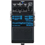BOSS SDE-3 Dual Digital Delay Pedal, authentischer Sound des Roland SDE-300, 1600 ms Delay-Zeit, MIDI Ein-/Ausgang, kompakt
