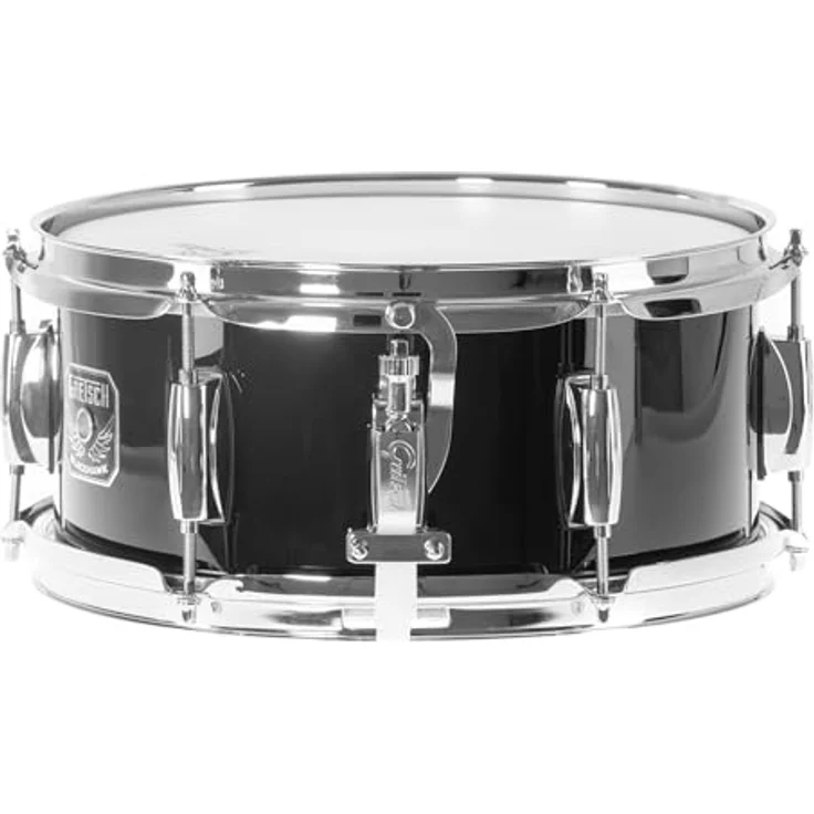 Gretsch Drums 12"x5,5" Mighty Mini Snare, Pappelkessel, chrom Hardware, 1,6 mm Spannreifen, schwarz – Bild 2