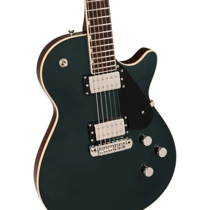 Gretsch Electromatic Jet CG, E-Gitarre in Cadillac Green mit Mahagoni Korpus, Ahorndecke und 2 PureVolt Twin Six Humbucker Pickups – Bild 4