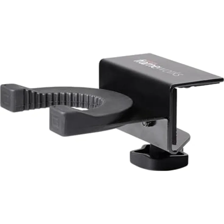 Gator Frameworks Desk Clamping Guitar Rest, Gitarrenständer mit Tischklemme für Halsbreiten bis 64 mm, 5 mm EVA Schaumstoff zum Schutz, Abmessungen 114 x 86 x 146 mm, Gewicht 0,57 kg