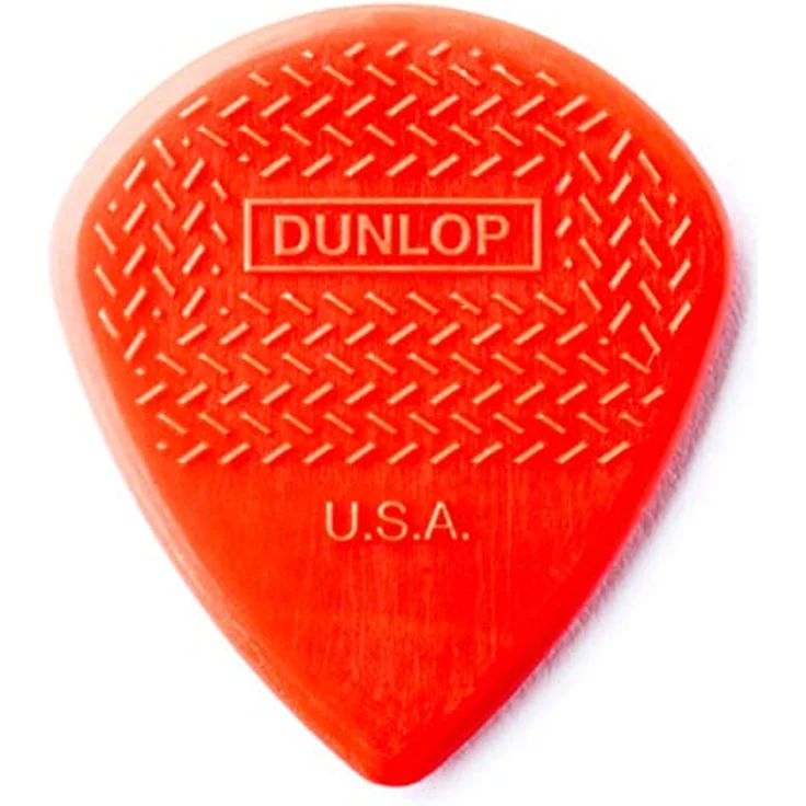 Dunlop Nylon Max Grip Jazz III, Plektrum Set mit 6 Stück, rot, Stärke: 1,38mm – Bild 2