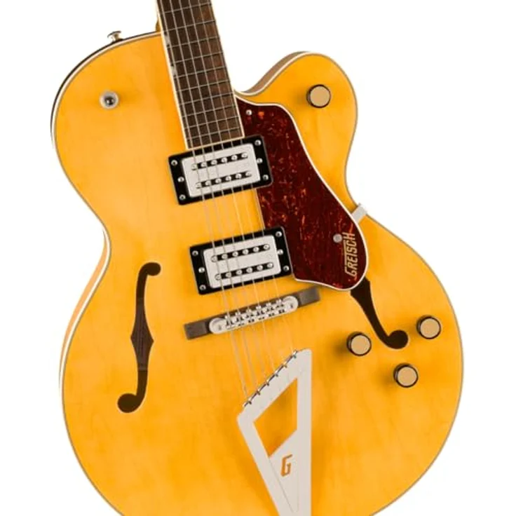 Gretsch G2420 Strml VLAM, E-Gitarre mit Hollowbody und Broad'Tron Pickups, Village Amber – Bild 4
