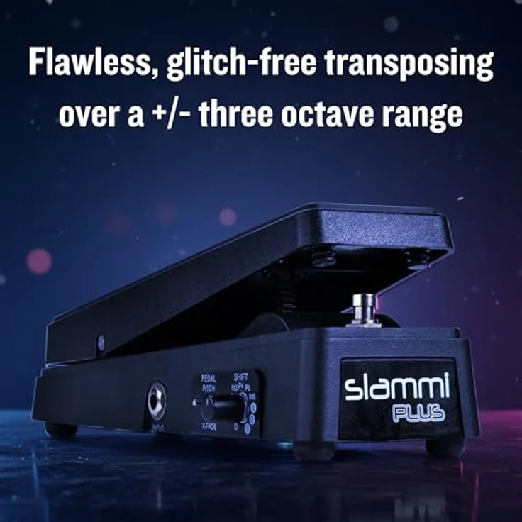 Electro Harmonix Slammi Plus Pitch Shifter, Effektpedal mit +/- 3 Oktaven Transponierung, drei Schaltmodi und voll polyphon – Bild 7
