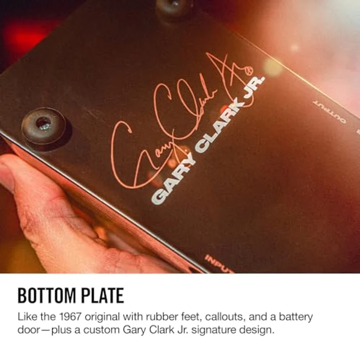 Dunlop Gary Clark Jr. Cry Baby Wah, Wah Effekt Pedal mit brushed copper Finish und engem Sweep-Bereich für warmen Blues-Sound – Bild 9