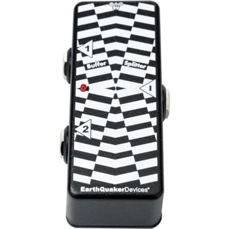EarthQuaker Devices Buffer/Splitter, Gitarren-Effektgerät zur Signaltrennung mit 1 MOhm Eingangsimpedanz, Metallgehäuse, Hand-Made in USA – Bild 2